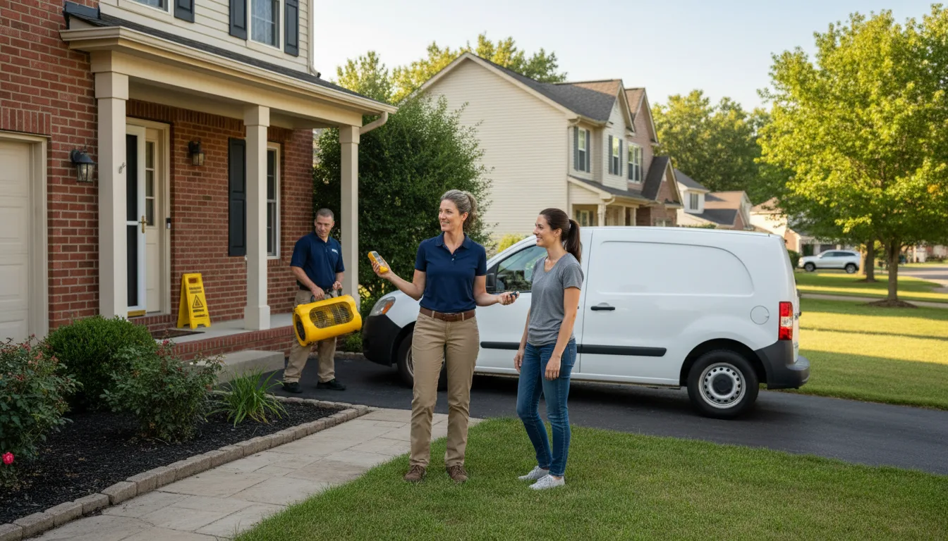 Water restoration image for Water Damage & Restoration Services in Mcneil, AR
